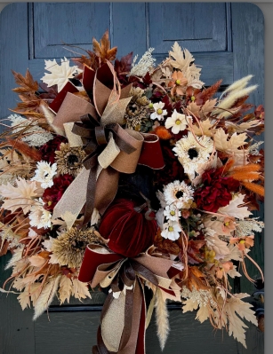 Autumn wreath workshop Saturday 14th September 2024