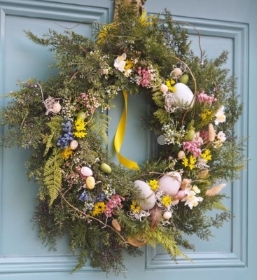 Easter wreath workshop with afternoon tea