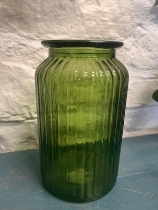 Green vase